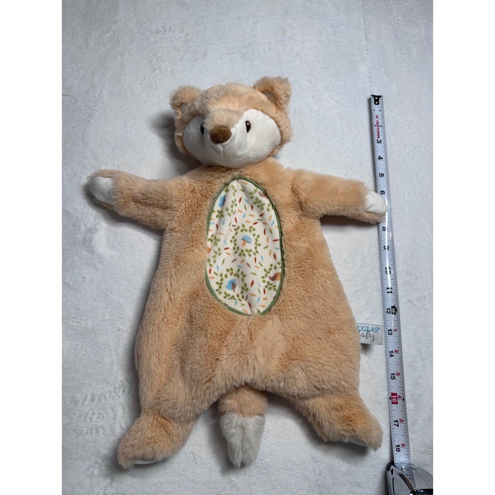 Douglas Baby Shy Fox Plush Sshlumpie Toy Nature Bird Pattern 1468 16in